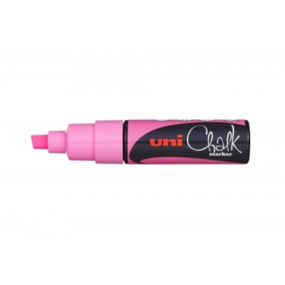 Μαρκαδόρος Κιμωλίας Uni Chalk Marker Fluo Pink_CM140130